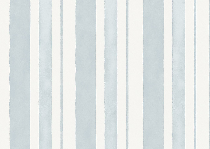 Shabby Chic by Rachel Ashwell Watercolour Stripe, Pale Blue - Roman Blind - Image 7